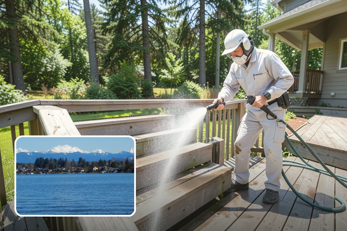 Roof Black Streak Removal in Lake Stevens, Snohomish County, WA - Erases distracting black streaks that lower curb appeal