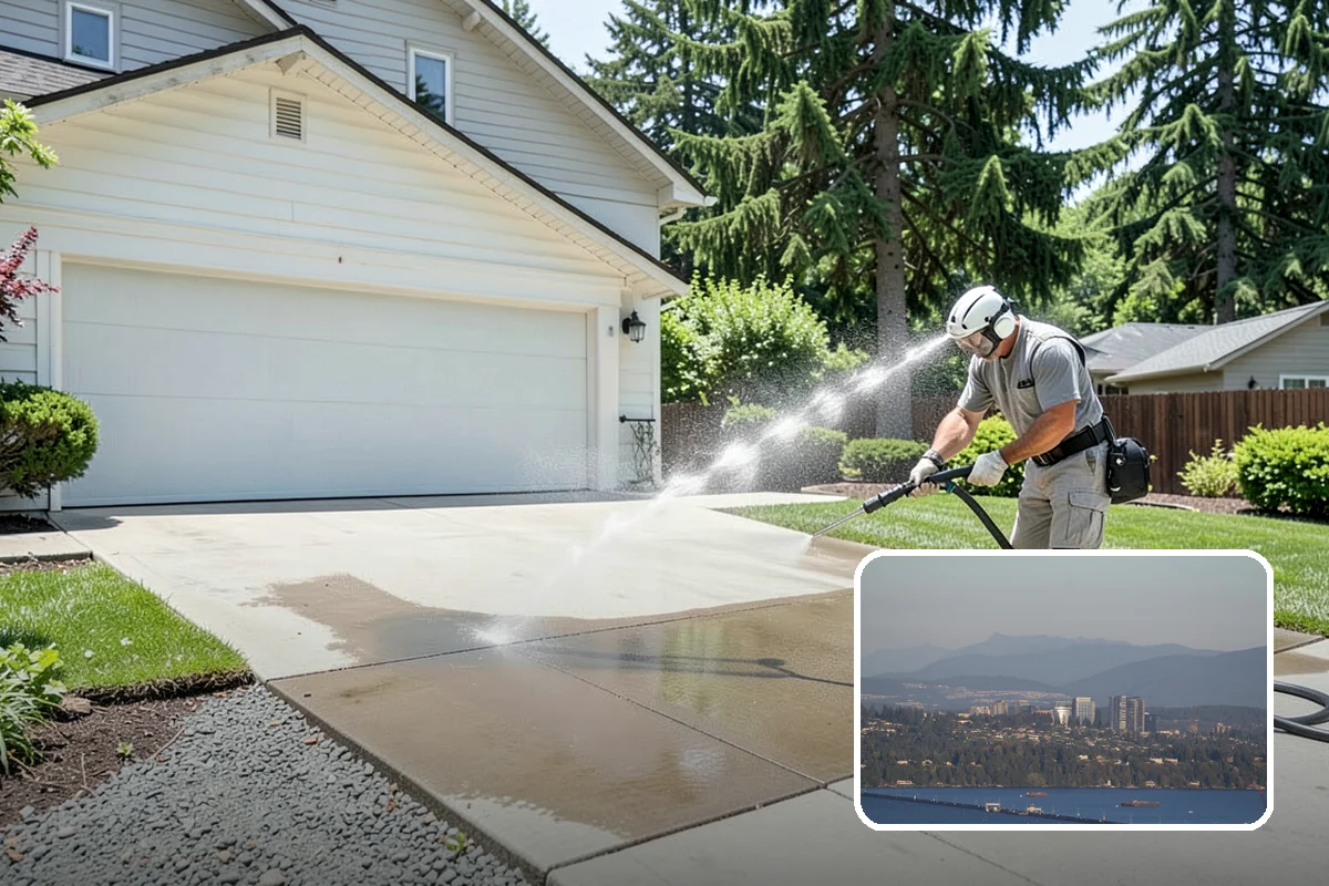 Roof Black Streak Removal in Medina, King County, WA - Erases distracting black streaks that lower curb appeal