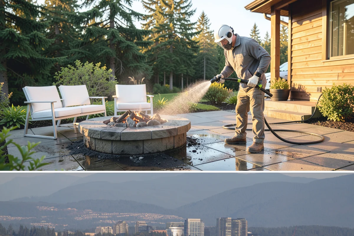 Roof Black Streak Removal in Medina, King County, WA - Warm, dry summer days give streak treatments the best chance to work thoroughly in one visit.