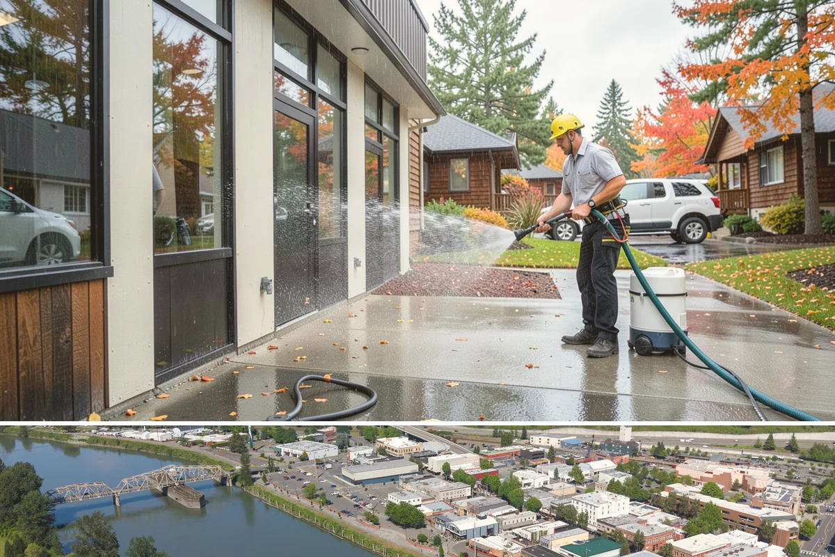 Roof Black Streak Removal in Mount Vernon, Skagit County, WA - Warm, dry summer days give streak treatments the best chance to work thoroughly in one visit.