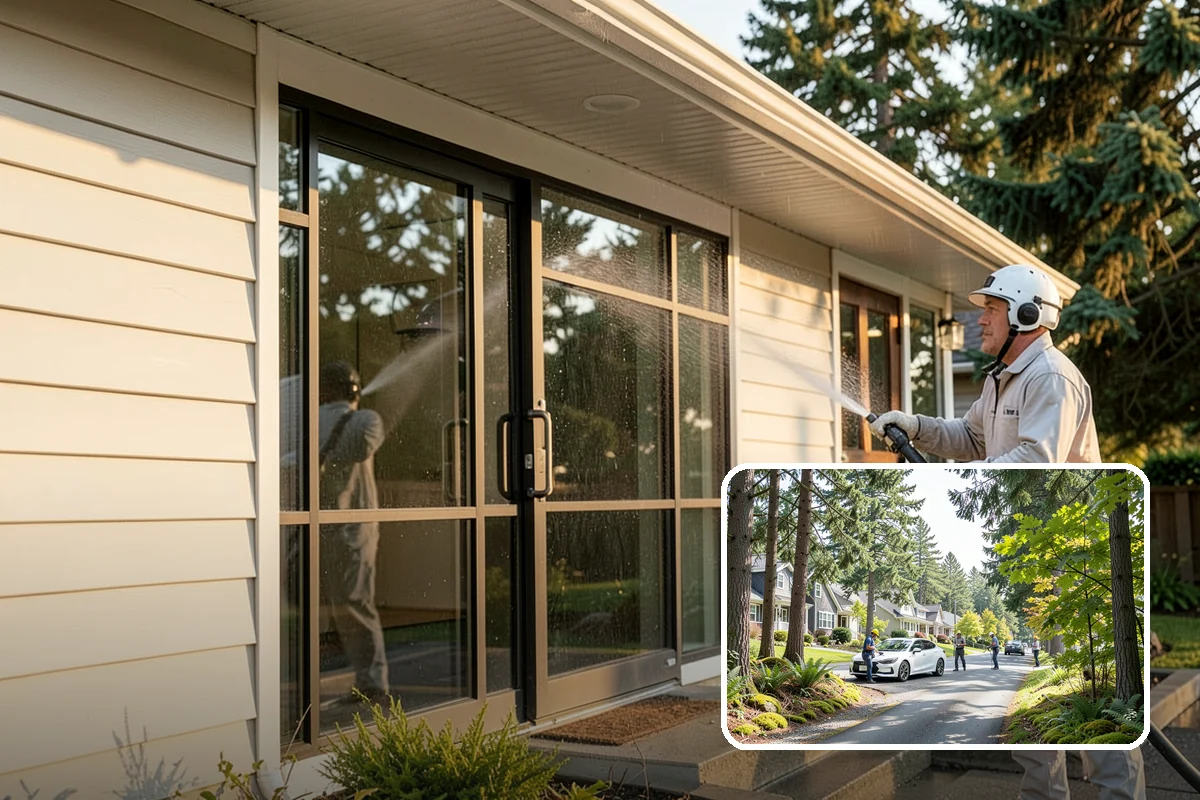 Roof Black Streak Removal in Normandy Park, King County, WA - Erases distracting black streaks that lower curb appeal