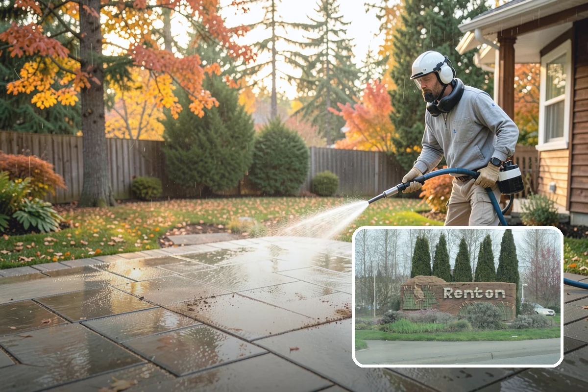 Roof Black Streak Removal in Renton, King County, WA - Erases distracting black streaks that lower curb appeal