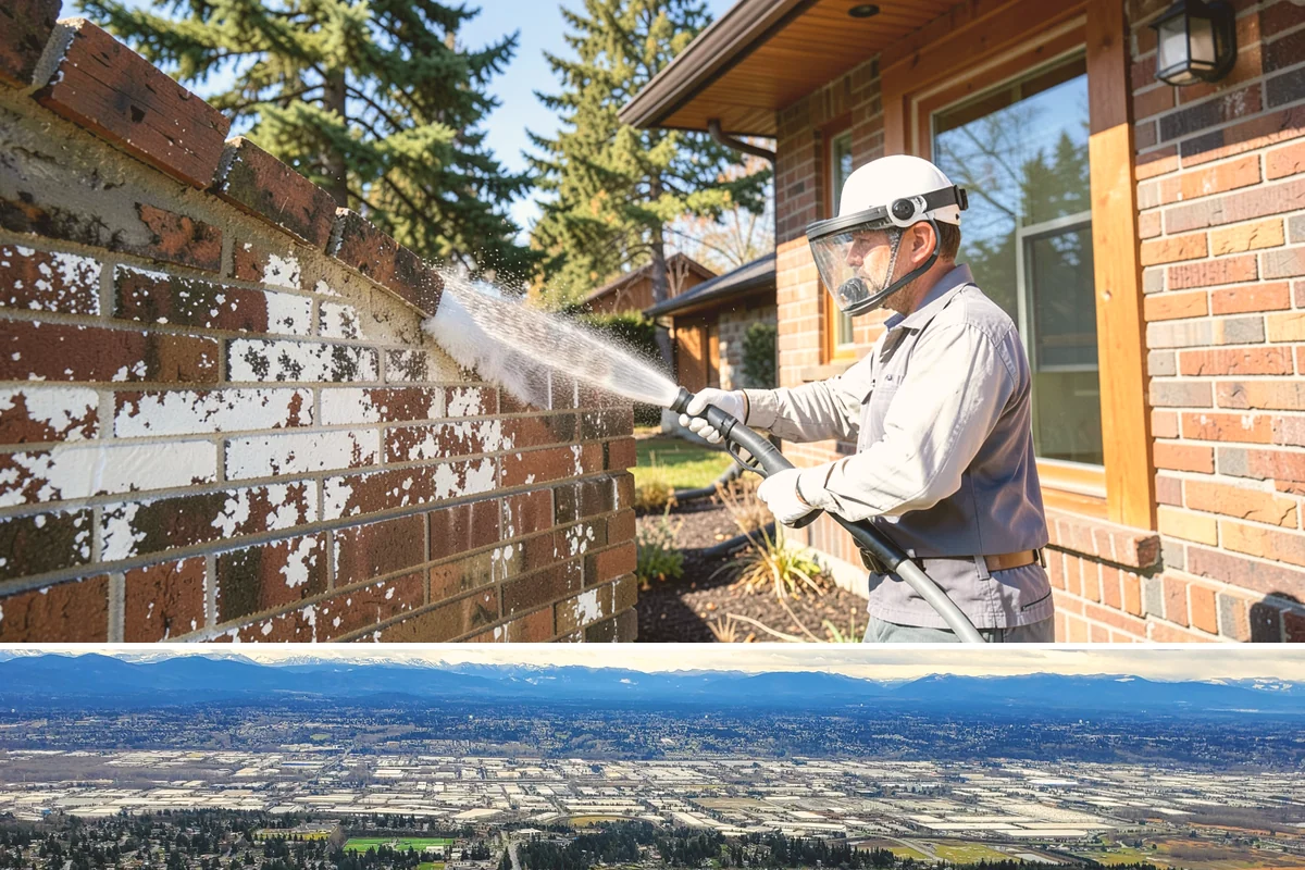 Roof Black Streak Removal in SeaTac, King County, WA - Warm, dry summer days give streak treatments the best chance to work thoroughly in one visit.
