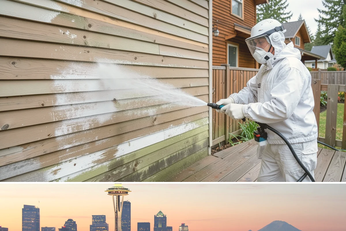 Roof Black Streak Removal in Seattle, King County, WA - Warm, dry summer days give streak treatments the best chance to work thoroughly in one visit.