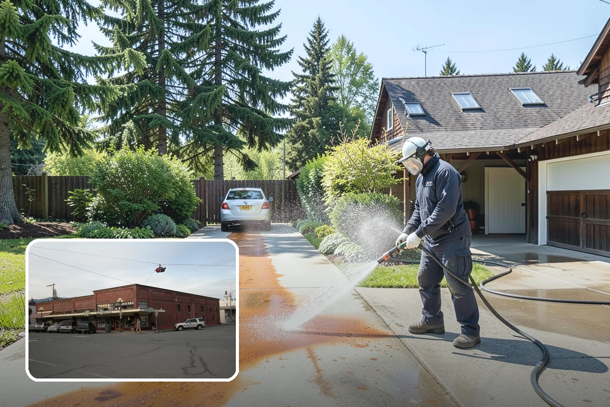 Roof Black Streak Removal in Sedro-Woolley, Skagit County, WA - Erases distracting black streaks that lower curb appeal