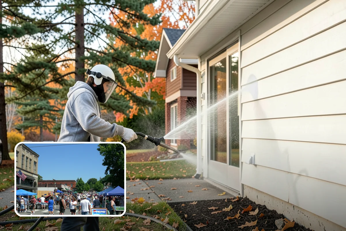 Roof Black Streak Removal in Snohomish, Snohomish County, WA - Erases distracting black streaks that lower curb appeal