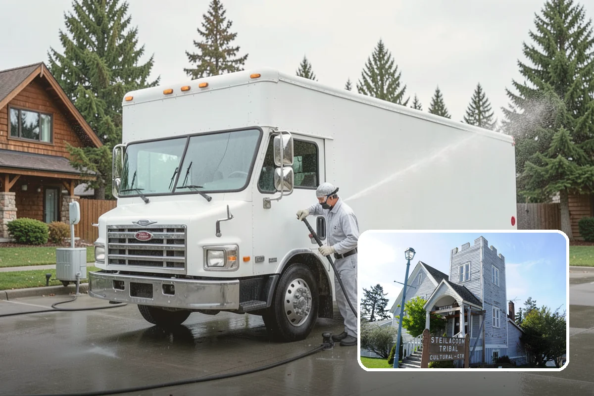 Roof Black Streak Removal in Steilacoom, Pierce County, WA - Erases distracting black streaks that lower curb appeal