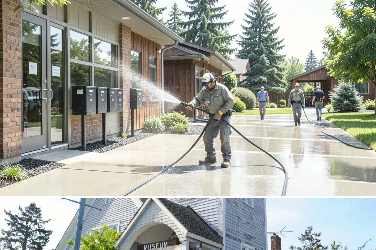 Roof Black Streak Removal in Steilacoom, Pierce County, WA - Warm, dry summer days give streak treatments the best chance to work thoroughly in one visit.