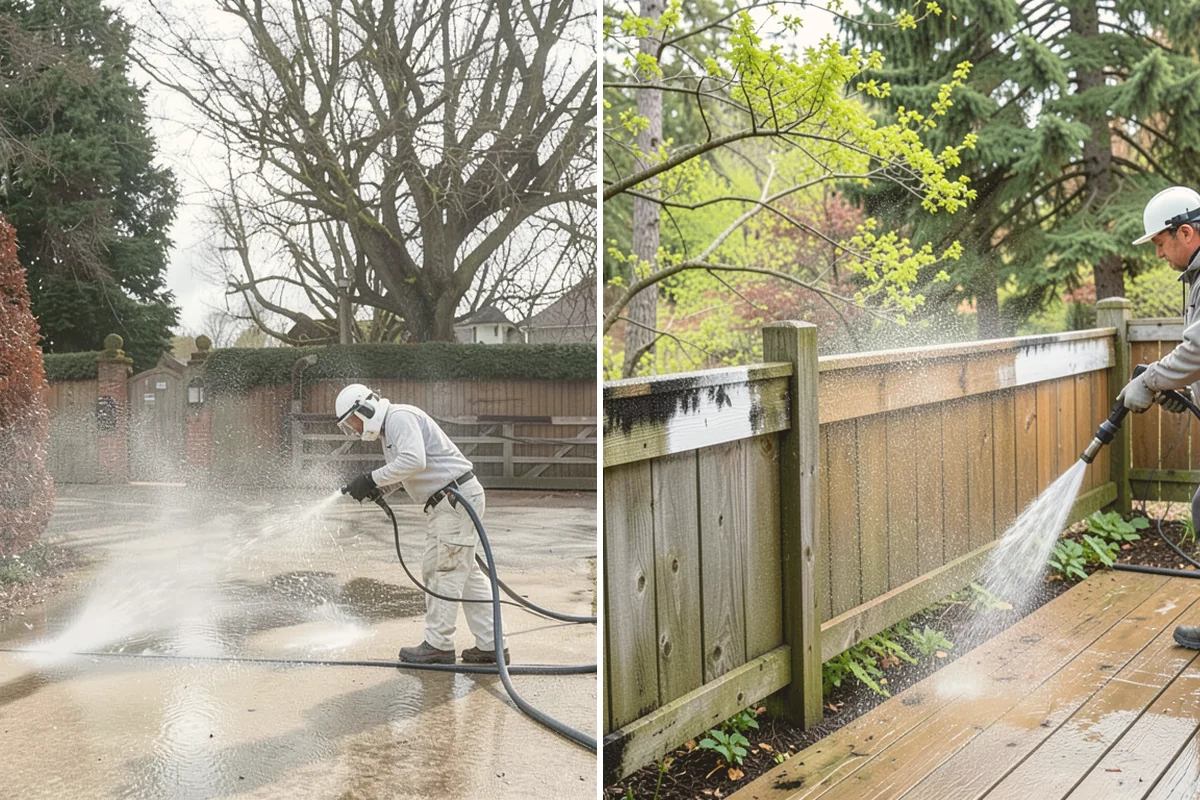 Roof Cleaning in Algona, King County, WA - Inspect the roof material and identify moss, algae, and problem areas