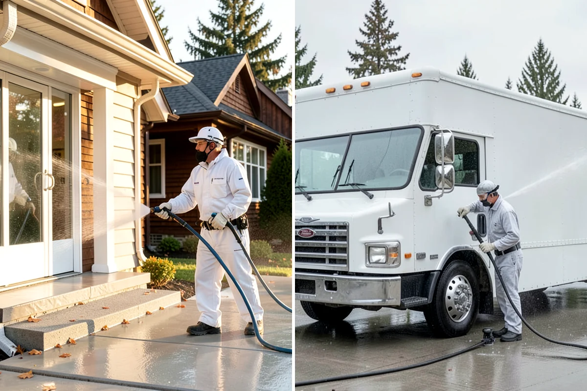 Roof Cleaning in Arlington, Snohomish County, WA - Inspect the roof material and identify moss, algae, and problem areas