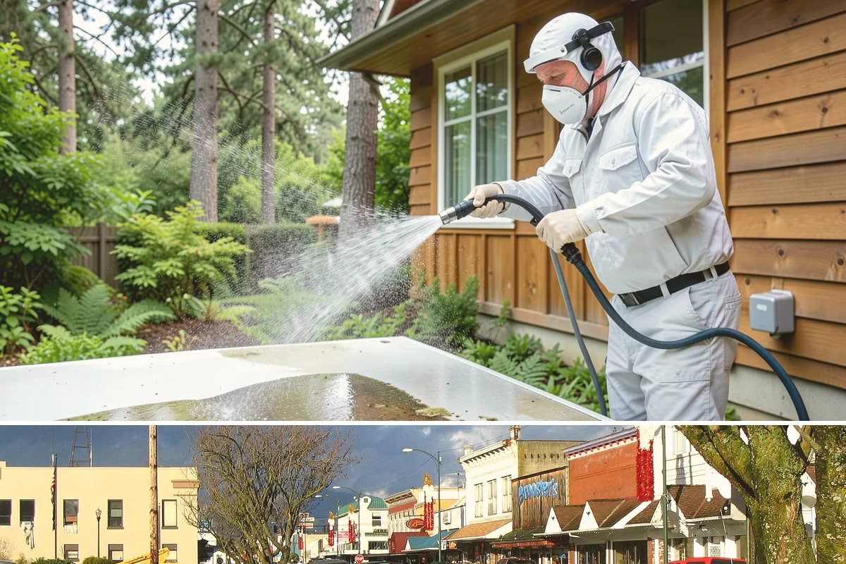 Roof Cleaning in Arlington, Snohomish County, WA - Late spring through early fall offers the dry stretches needed for treatments to dwell and cure before the rains return.