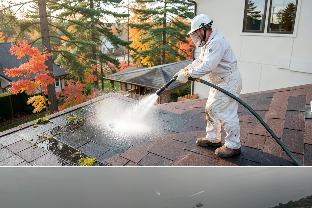 Roof Cleaning in Des Moines, King County, WA - Late spring through early fall offers the dry stretches needed for treatments to dwell and cure before the rains return.