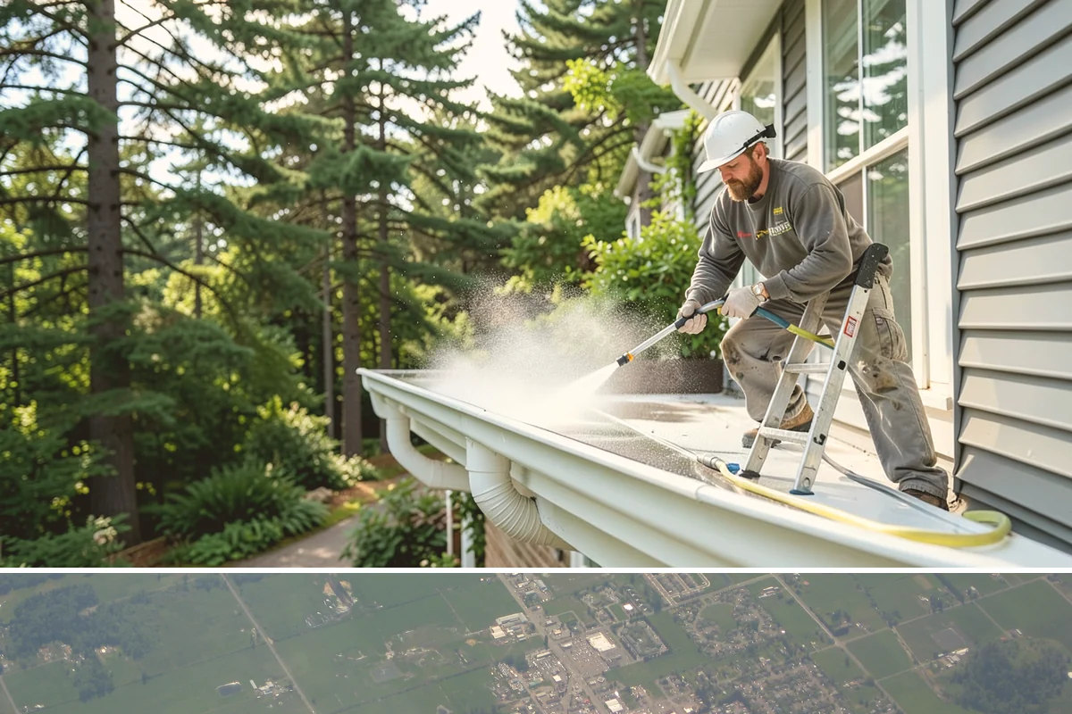 Roof Cleaning in Enumclaw, King County, WA - Late spring through early fall offers the dry stretches needed for treatments to dwell and cure before the rains return.