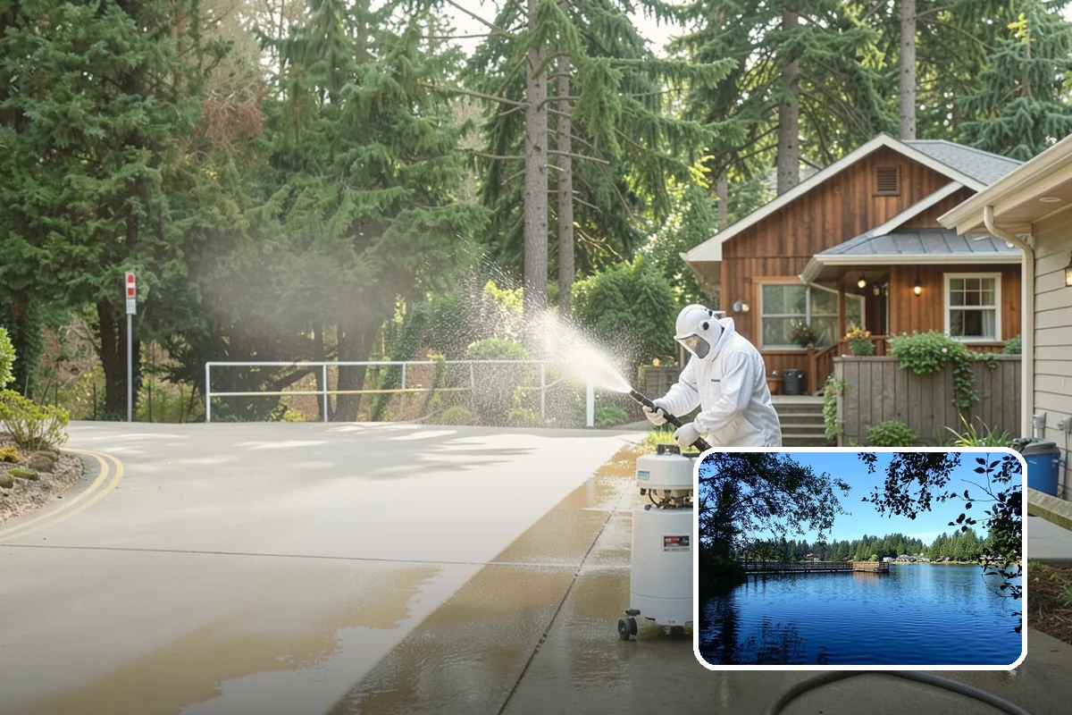 Roof Cleaning in Federal Way, King County, WA - Extends the usable life of your roofing by removing moisture-trapping growth