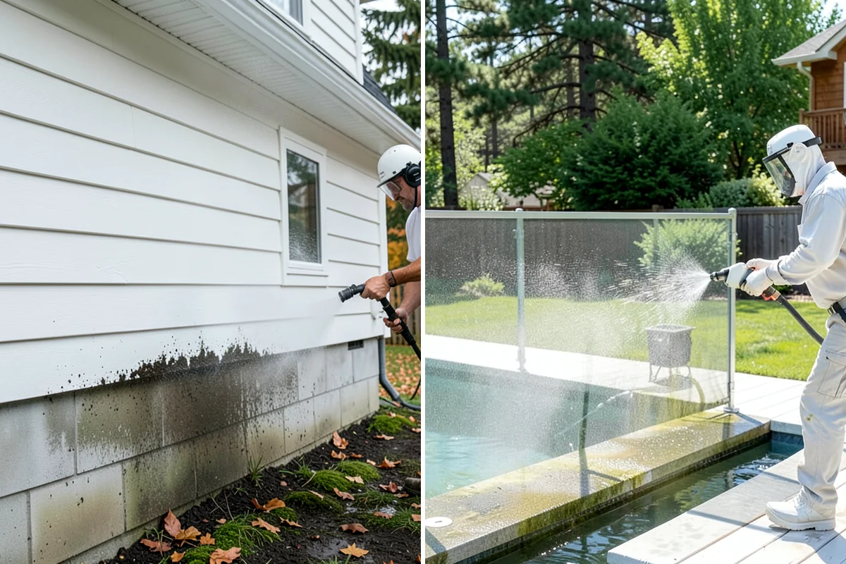 Roof Cleaning in Fircrest, Pierce County, WA - Inspect the roof material and identify moss, algae, and problem areas