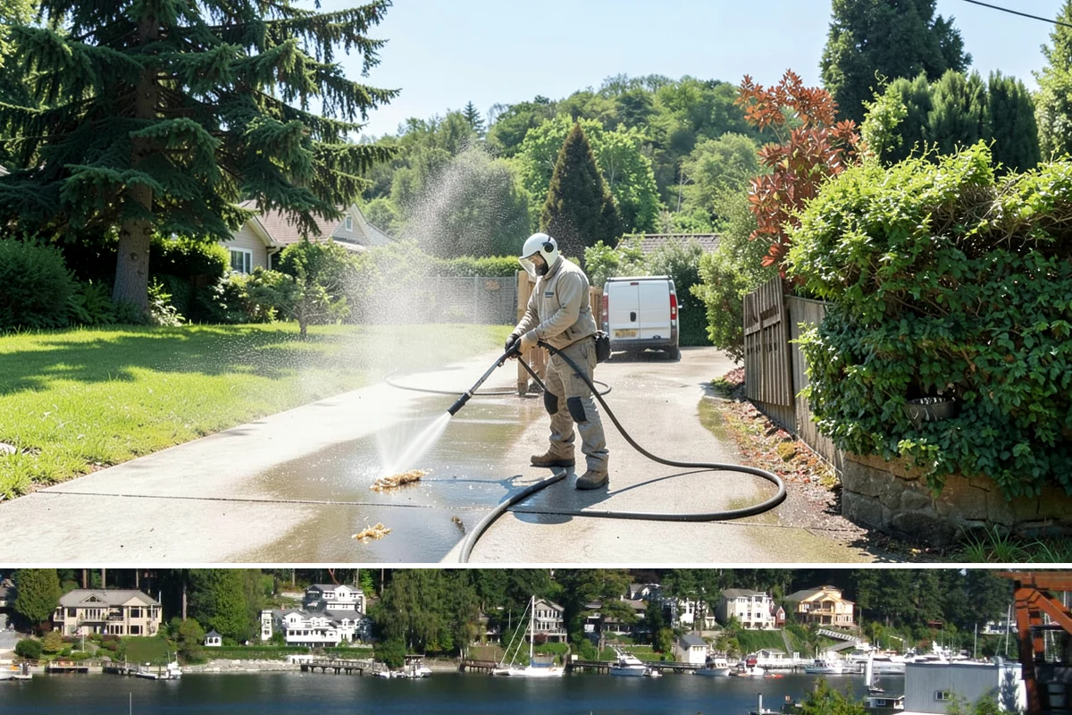 Roof Cleaning in Gig Harbor, Pierce County, WA - Late spring through early fall offers the dry stretches needed for treatments to dwell and cure before the rains return.