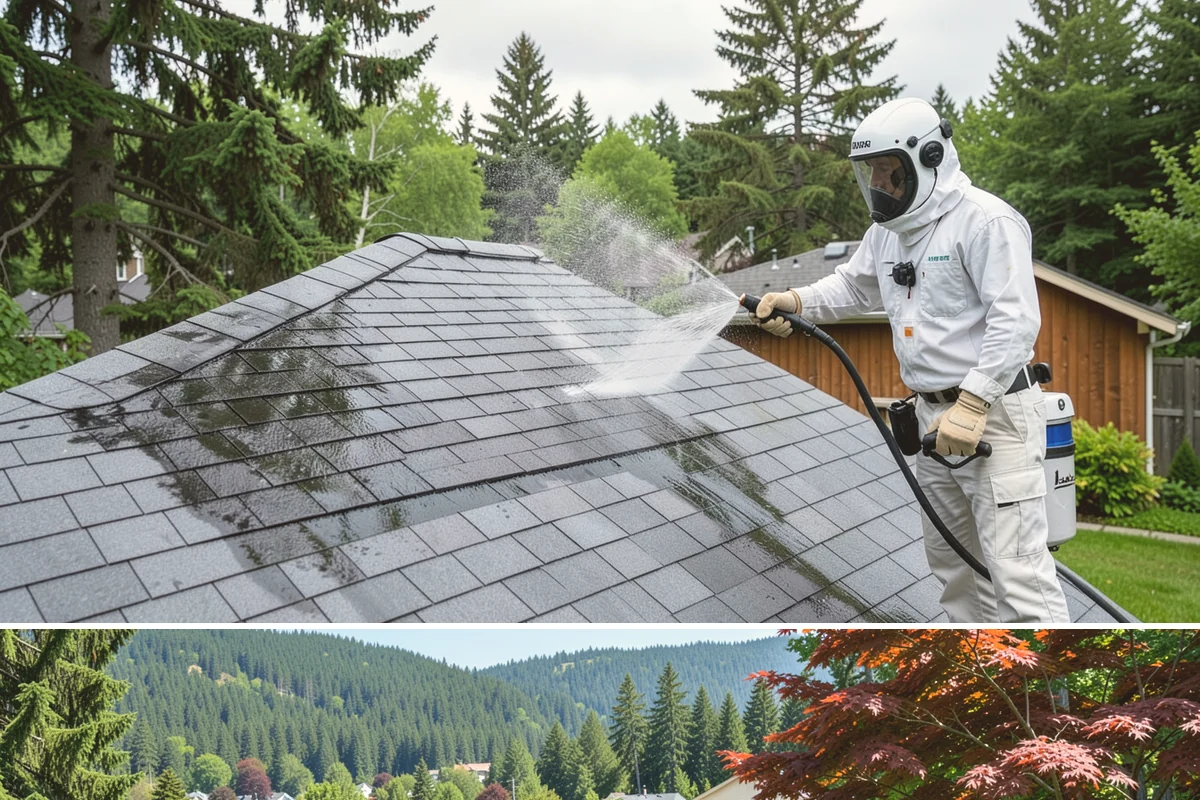 Roof Cleaning in Index, Snohomish County, WA - Late spring through early fall offers the dry stretches needed for treatments to dwell and cure before the rains return.