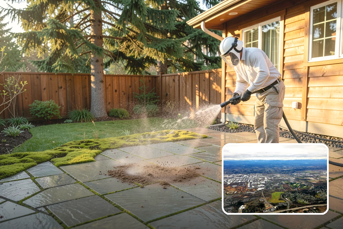 Roof Cleaning in Kent, King County, WA - Extends the usable life of your roofing by removing moisture-trapping growth