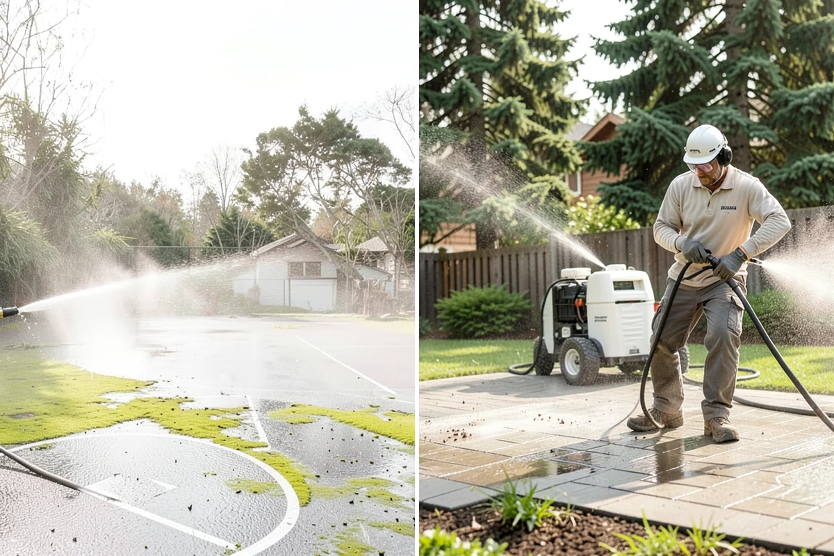 Roof Cleaning in Lake Forest Park, King County, WA - Inspect the roof material and identify moss, algae, and problem areas