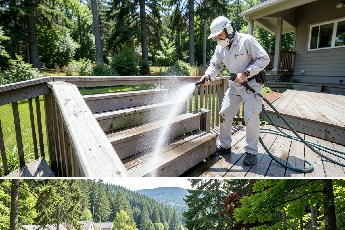 Roof Cleaning in Lake Forest Park, King County, WA - Late spring through early fall offers the dry stretches needed for treatments to dwell and cure before the rains return.