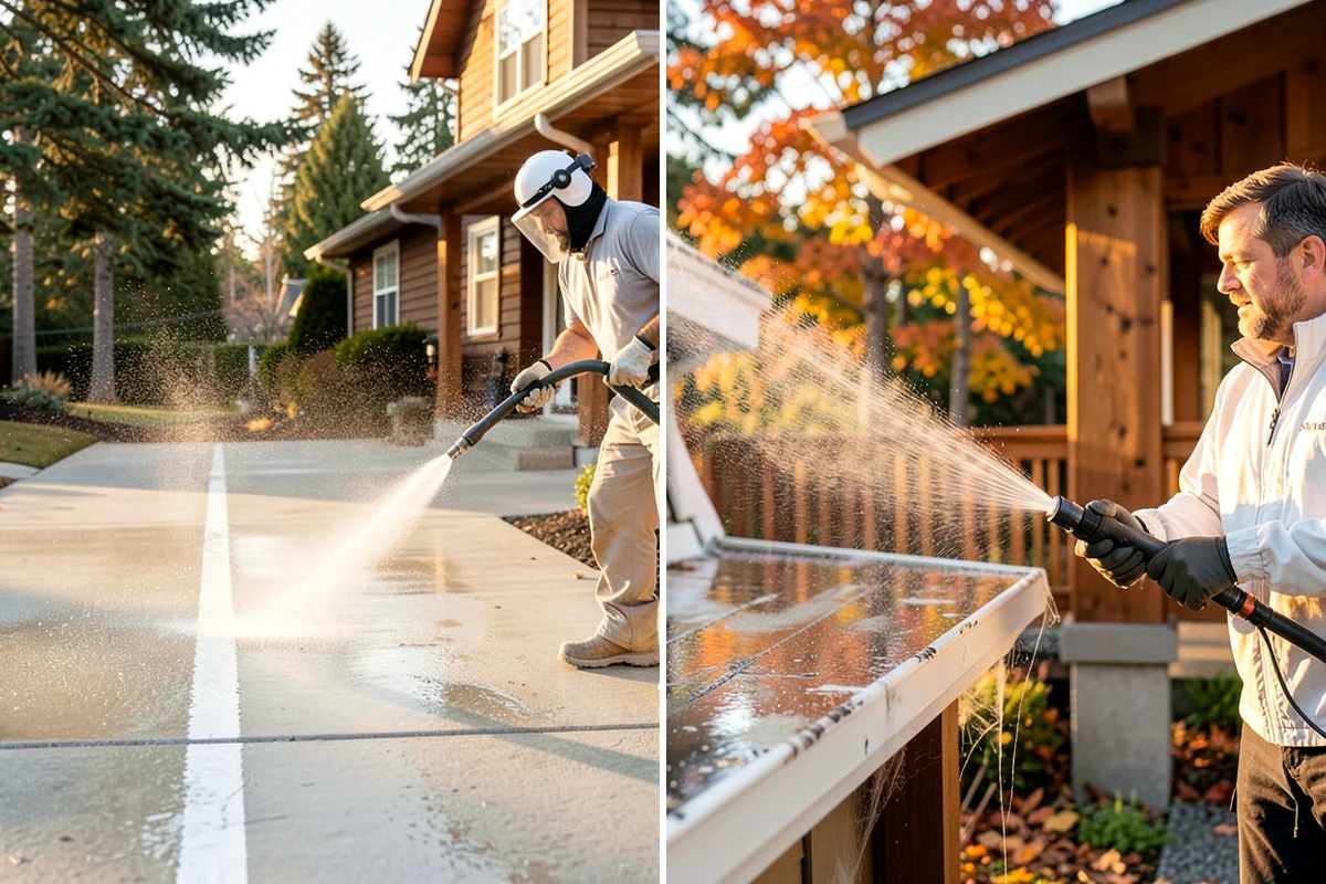 Roof Cleaning in Lakewood, Pierce County, WA - Inspect the roof material and identify moss, algae, and problem areas