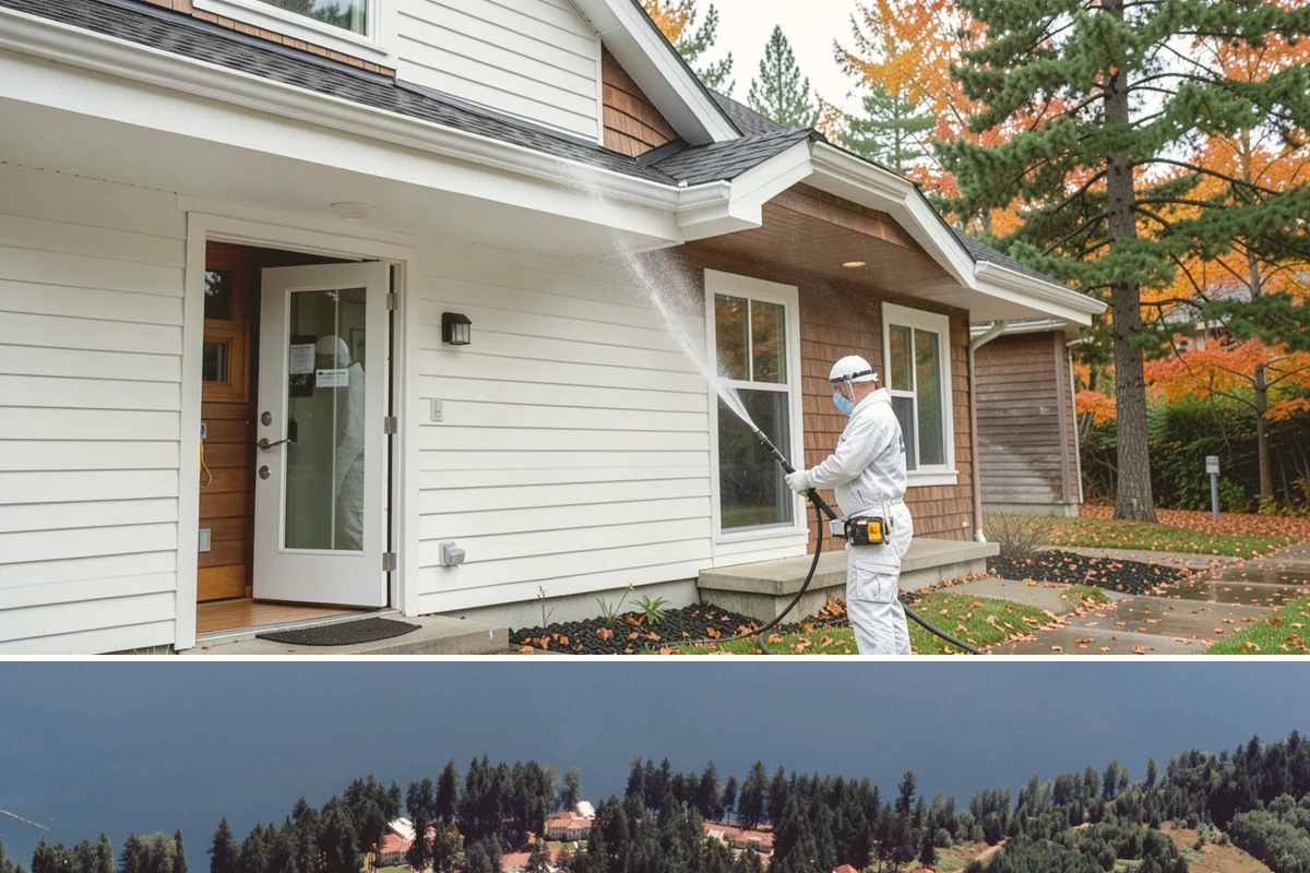 Roof Cleaning in Lakewood, Pierce County, WA - Late spring through early fall offers the dry stretches needed for treatments to dwell and cure before the rains return.