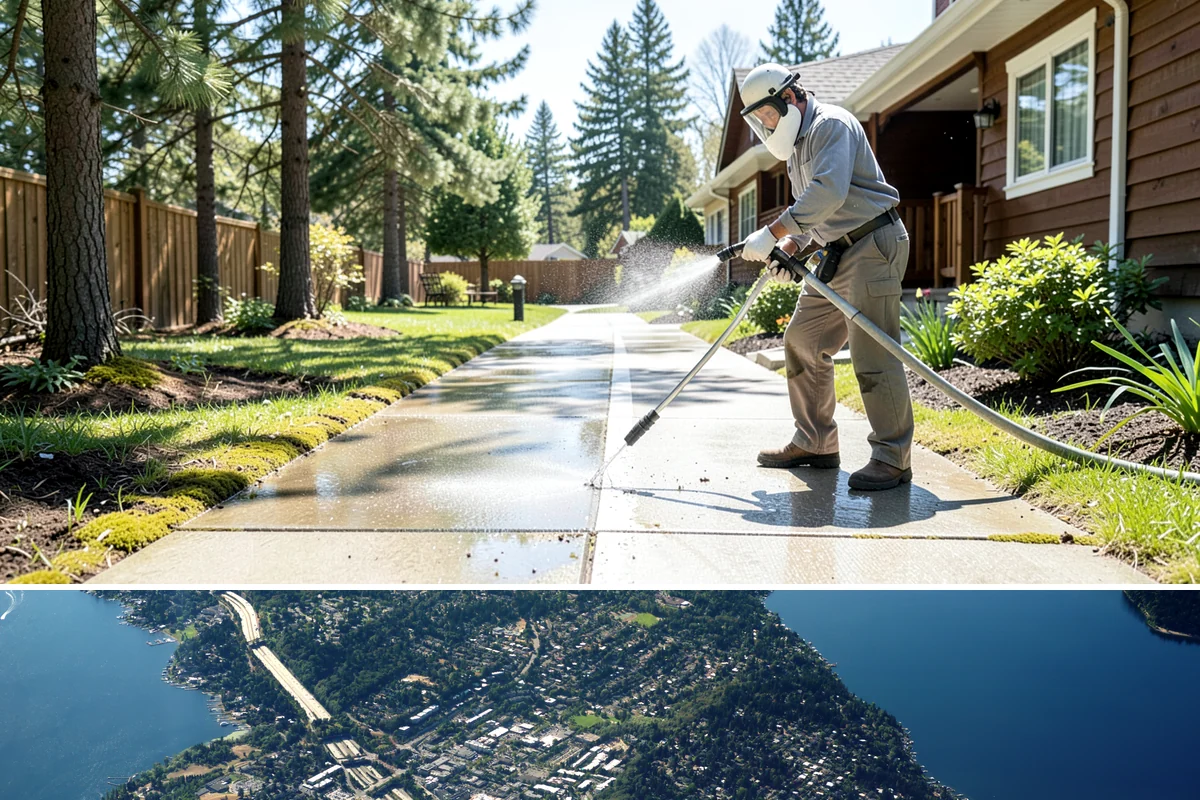 Roof Cleaning in Mercer Island, King County, WA - Late spring through early fall offers the dry stretches needed for treatments to dwell and cure before the rains return.