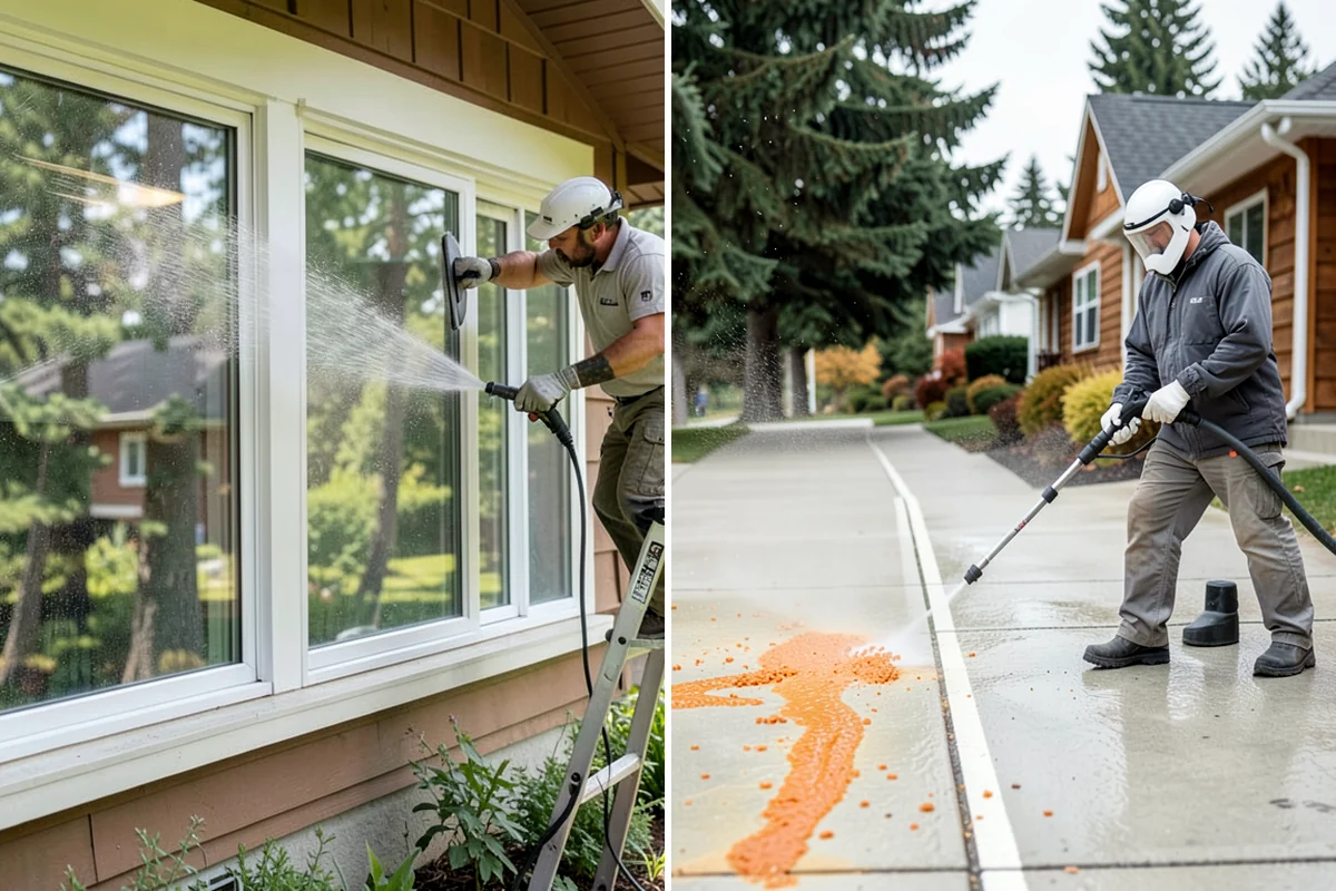Roof Cleaning in Normandy Park, King County, WA - Inspect the roof material and identify moss, algae, and problem areas
