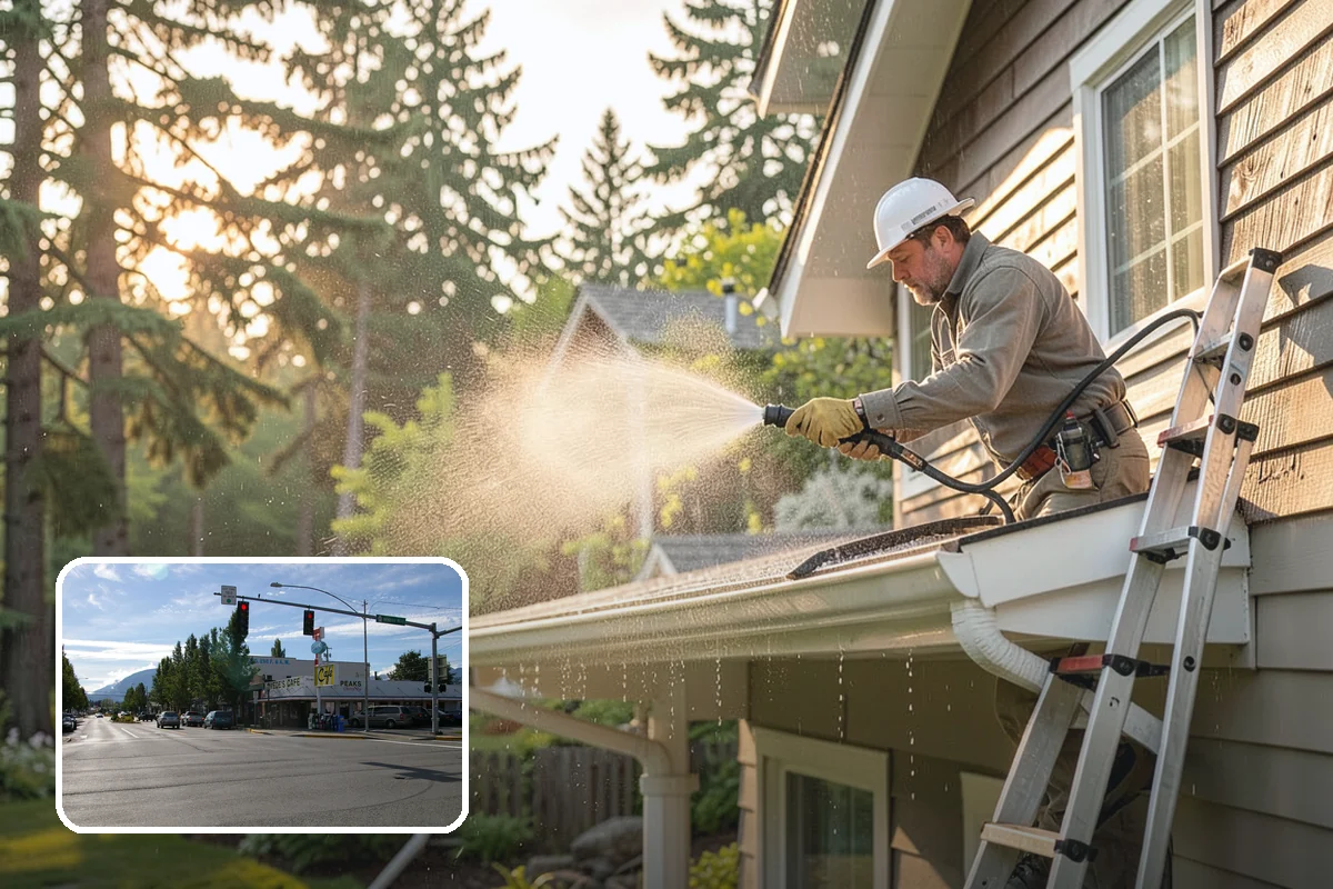 Roof Cleaning in North Bend, King County, WA - Extends the usable life of your roofing by removing moisture-trapping growth