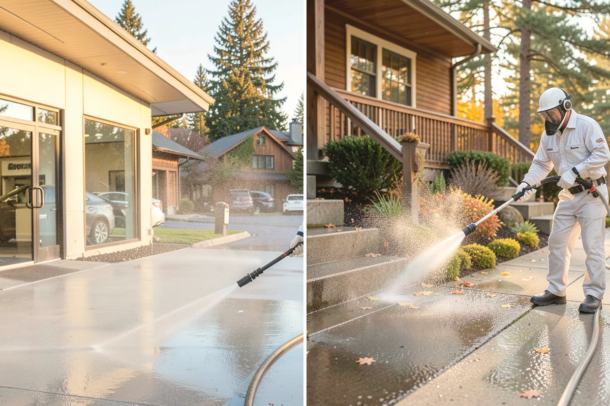 Roof Cleaning in North Bend, King County, WA - Inspect the roof material and identify moss, algae, and problem areas