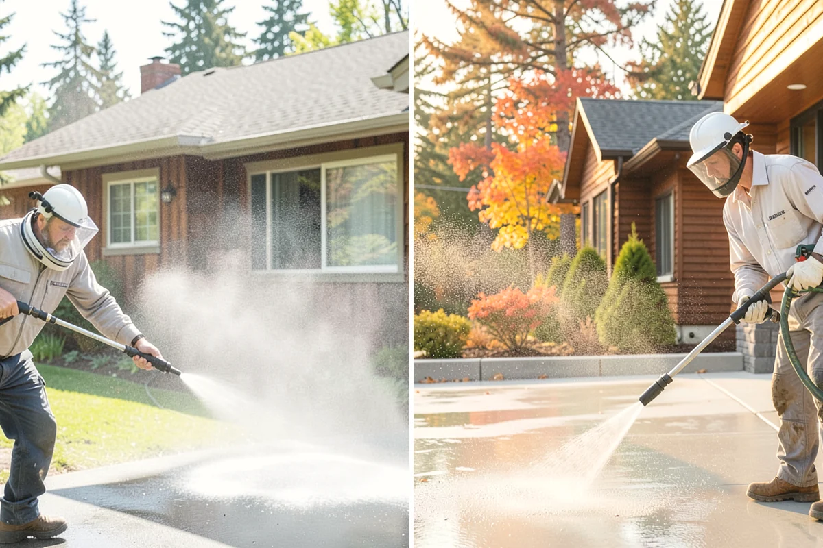 Roof Cleaning in Oak Harbor, Island County, WA - Inspect the roof material and identify moss, algae, and problem areas