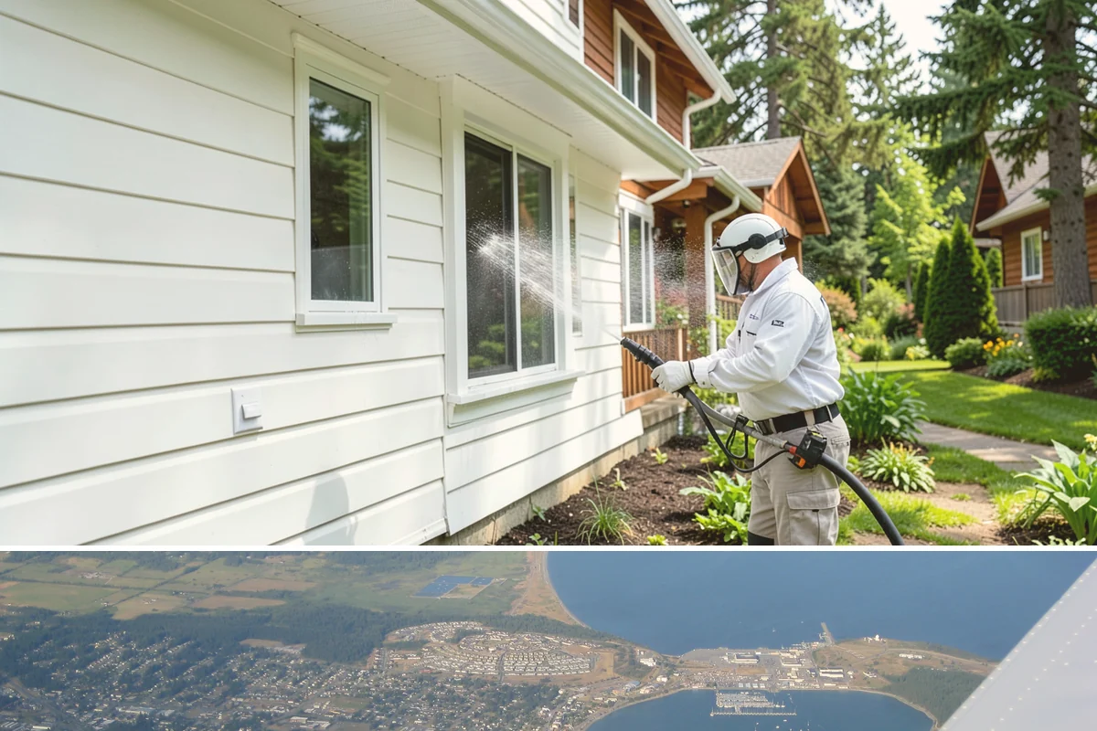 Roof Cleaning in Oak Harbor, Island County, WA - Late spring through early fall offers the dry stretches needed for treatments to dwell and cure before the rains return.