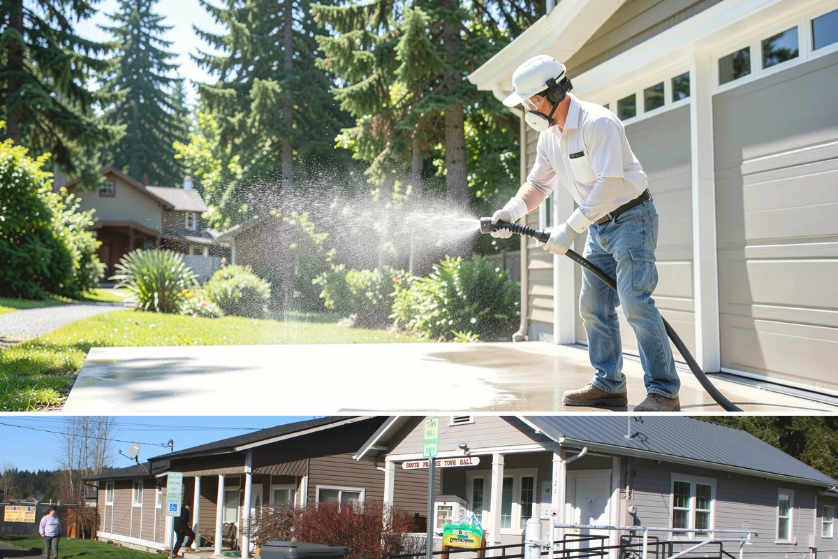 Roof Cleaning in South Prairie, Pierce County, WA - Late spring through early fall offers the dry stretches needed for treatments to dwell and cure before the rains return.