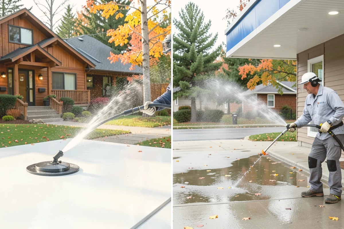 Roof Cleaning in Stanwood, Snohomish County, WA - Inspect the roof material and identify moss, algae, and problem areas