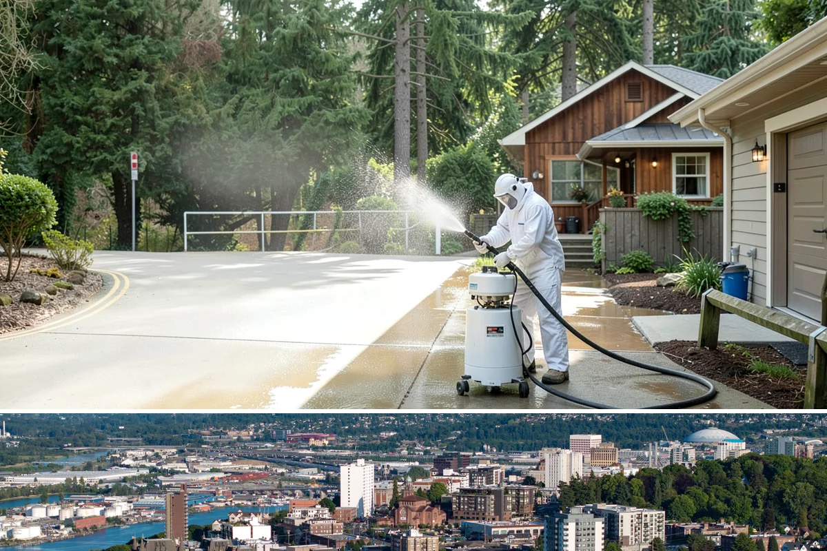 Roof Cleaning in Tacoma, Pierce County, WA - Late spring through early fall offers the dry stretches needed for treatments to dwell and cure before the rains return.