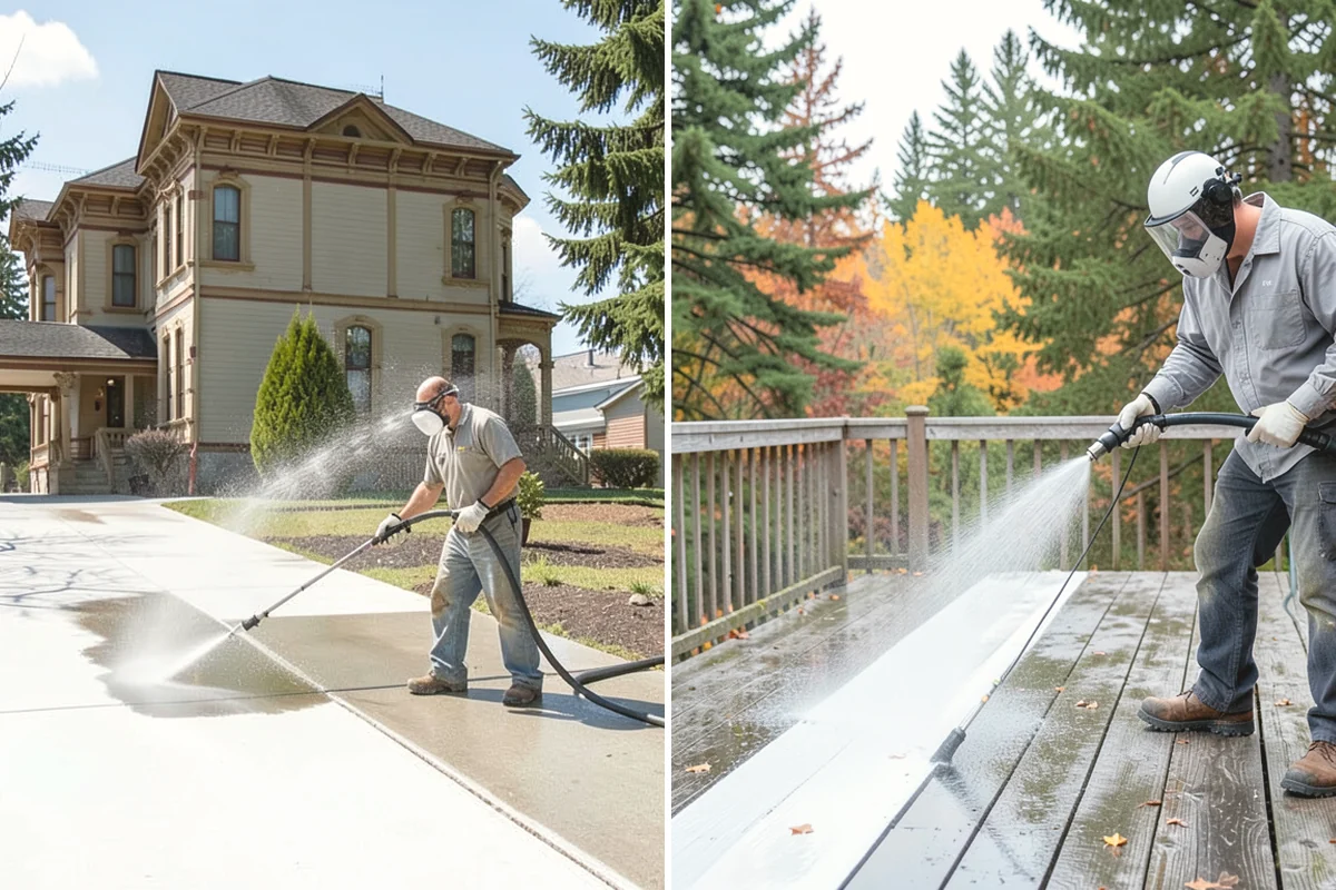 Roof Cleaning in Yarrow Point, King County, WA - Inspect the roof material and identify moss, algae, and problem areas