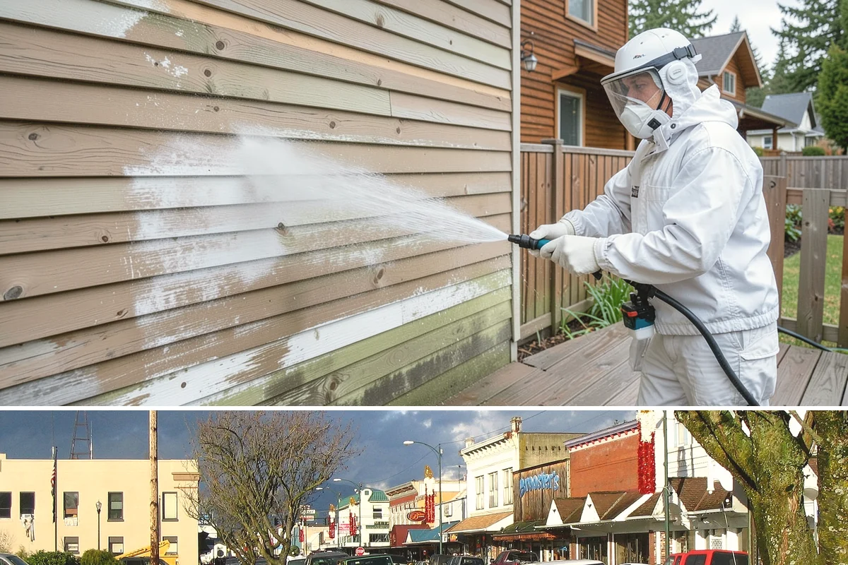 Roof Debris Removal in Arlington, Snohomish County, WA - Late fall after the leaves drop is ideal, with a spring visit to clear winter accumulation.