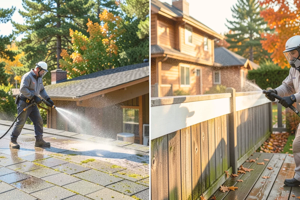 Roof Debris Removal in Bellevue, King County, WA - Inspect valleys, eaves, and behind rooftop obstructions