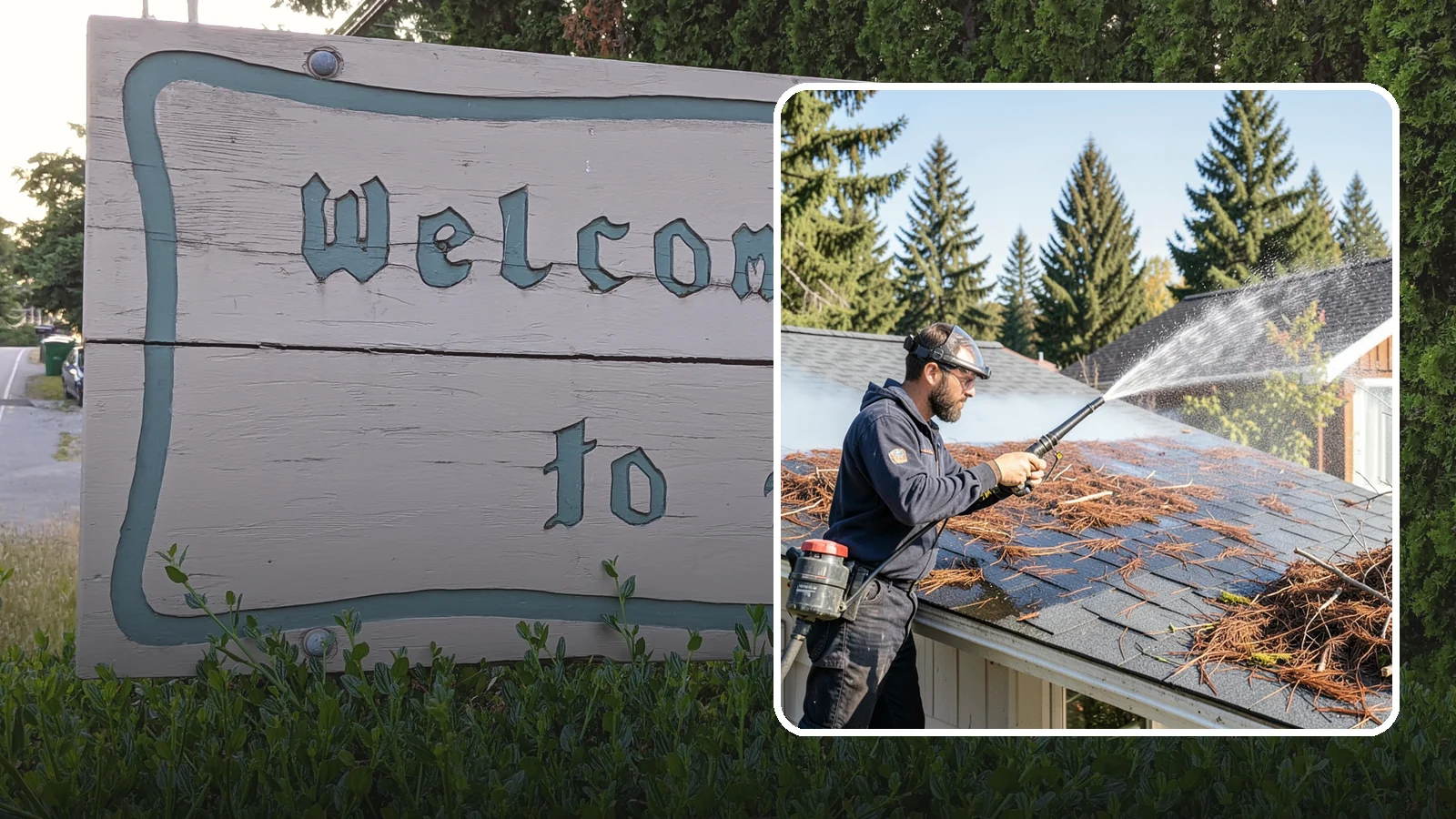 Roof Debris Removal in Brier, Snohomish County, WA - Roof debris removal that clears needles, leaves, and branches that pile up under Washington's evergreen canopy.
