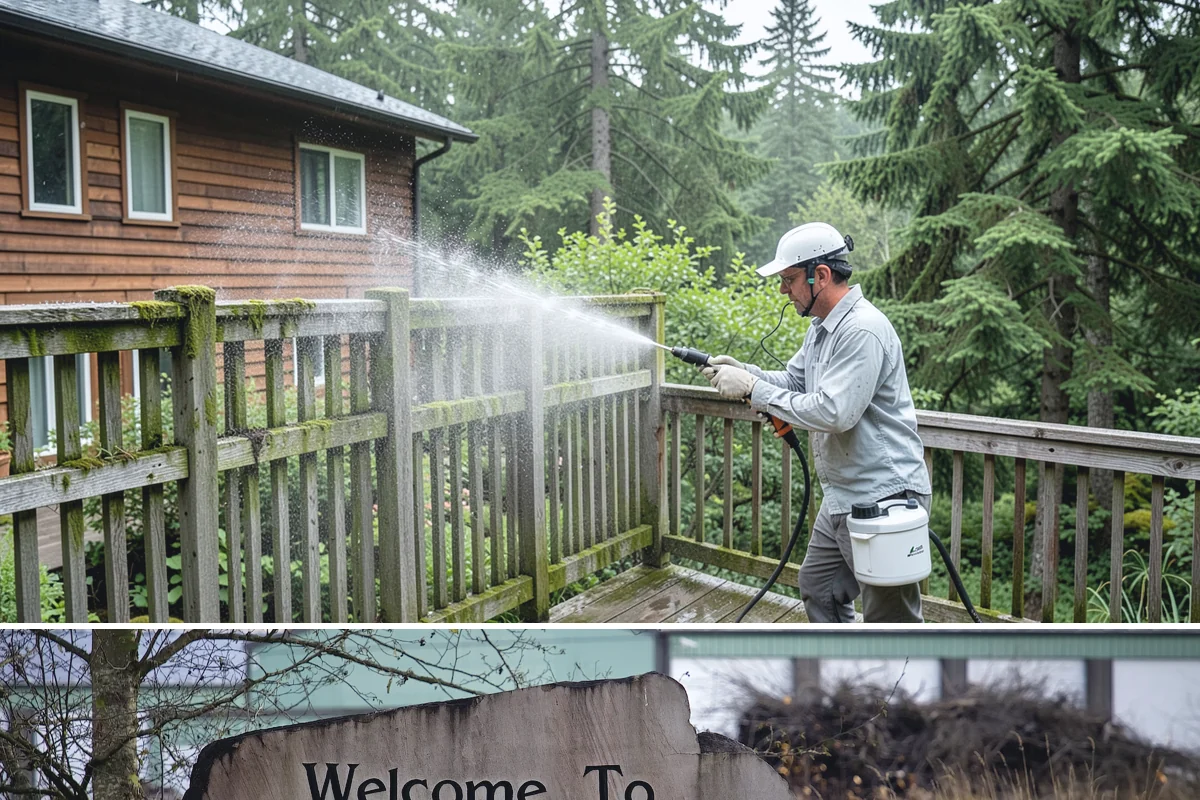 Roof Debris Removal in Buckley, Pierce County, WA - Late fall after the leaves drop is ideal, with a spring visit to clear winter accumulation.
