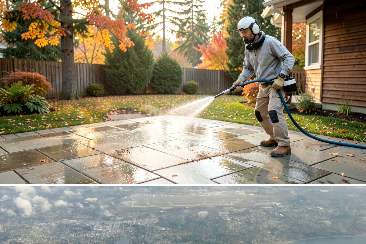 Roof Debris Removal in Burien, King County, WA - Late fall after the leaves drop is ideal, with a spring visit to clear winter accumulation.