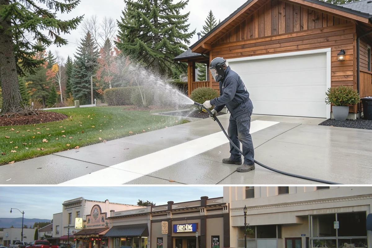 Roof Debris Removal in Burlington, Skagit County, WA - Late fall after the leaves drop is ideal, with a spring visit to clear winter accumulation.