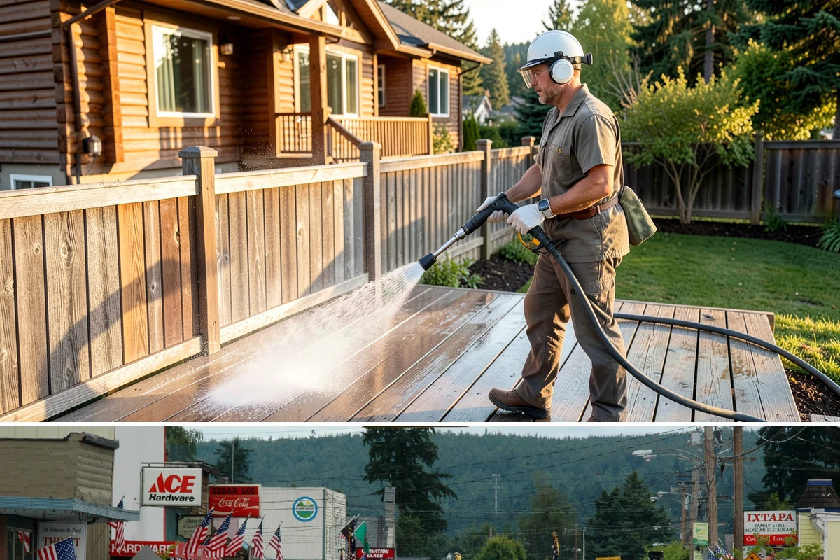 Roof Debris Removal in Carnation, King County, WA - Late fall after the leaves drop is ideal, with a spring visit to clear winter accumulation.