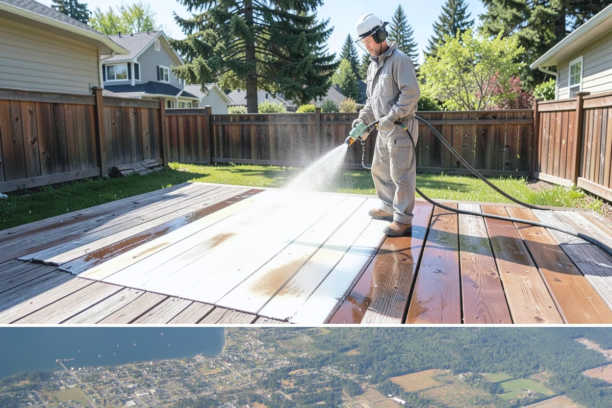 Roof Debris Removal in Coupeville, Island County, WA - Late fall after the leaves drop is ideal, with a spring visit to clear winter accumulation.