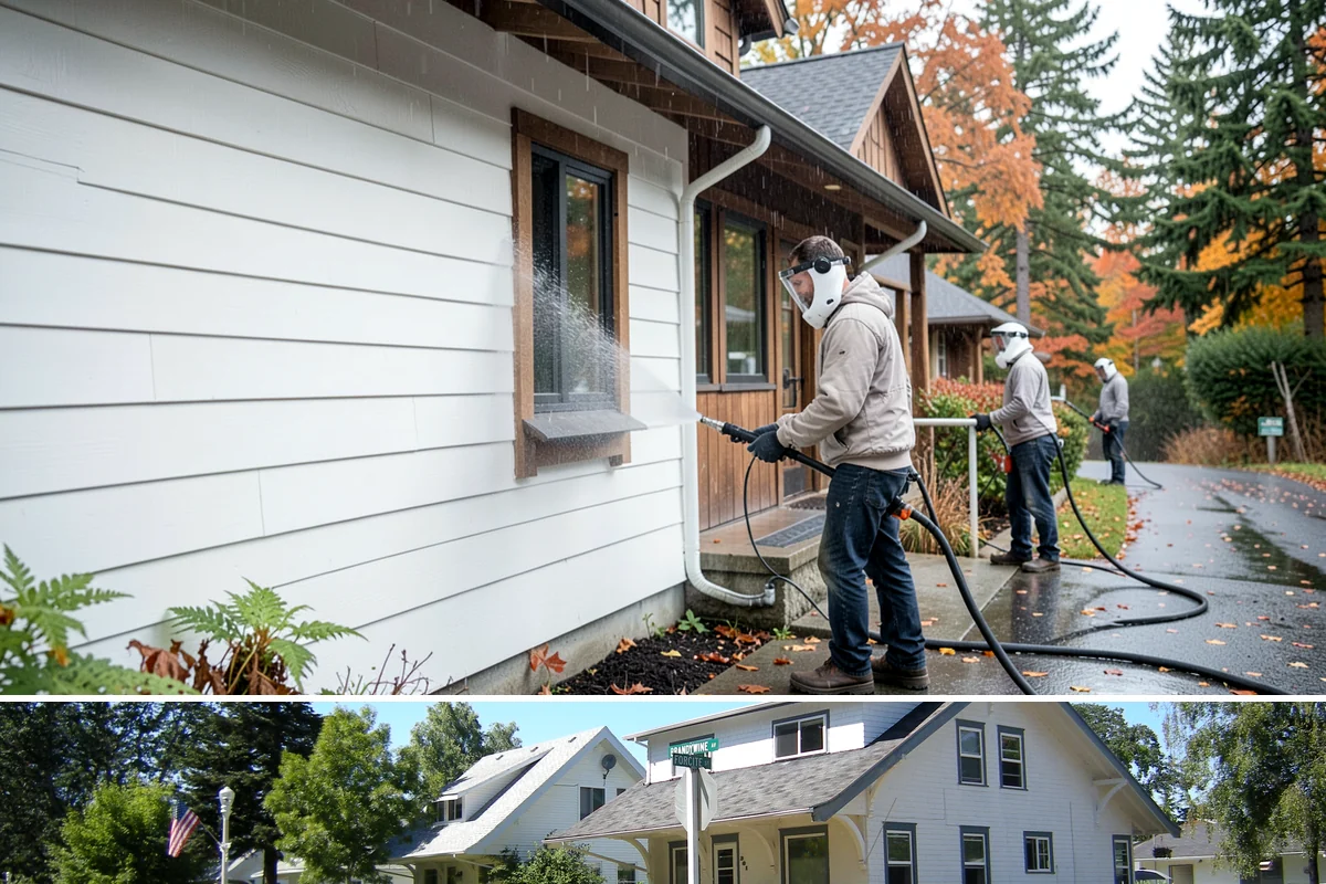Roof Debris Removal in DuPont, Pierce County, WA - Late fall after the leaves drop is ideal, with a spring visit to clear winter accumulation.