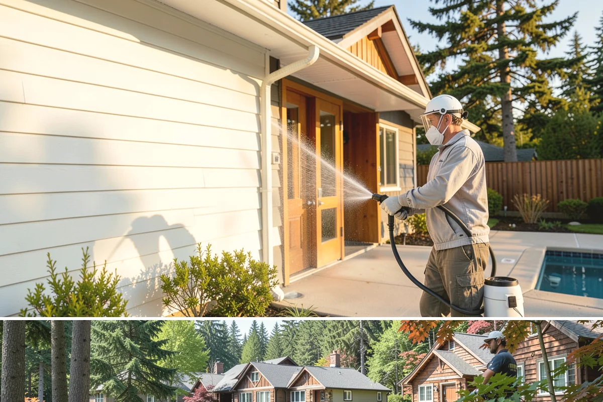 Roof Debris Removal in Edgewood, Pierce County, WA - Late fall after the leaves drop is ideal, with a spring visit to clear winter accumulation.