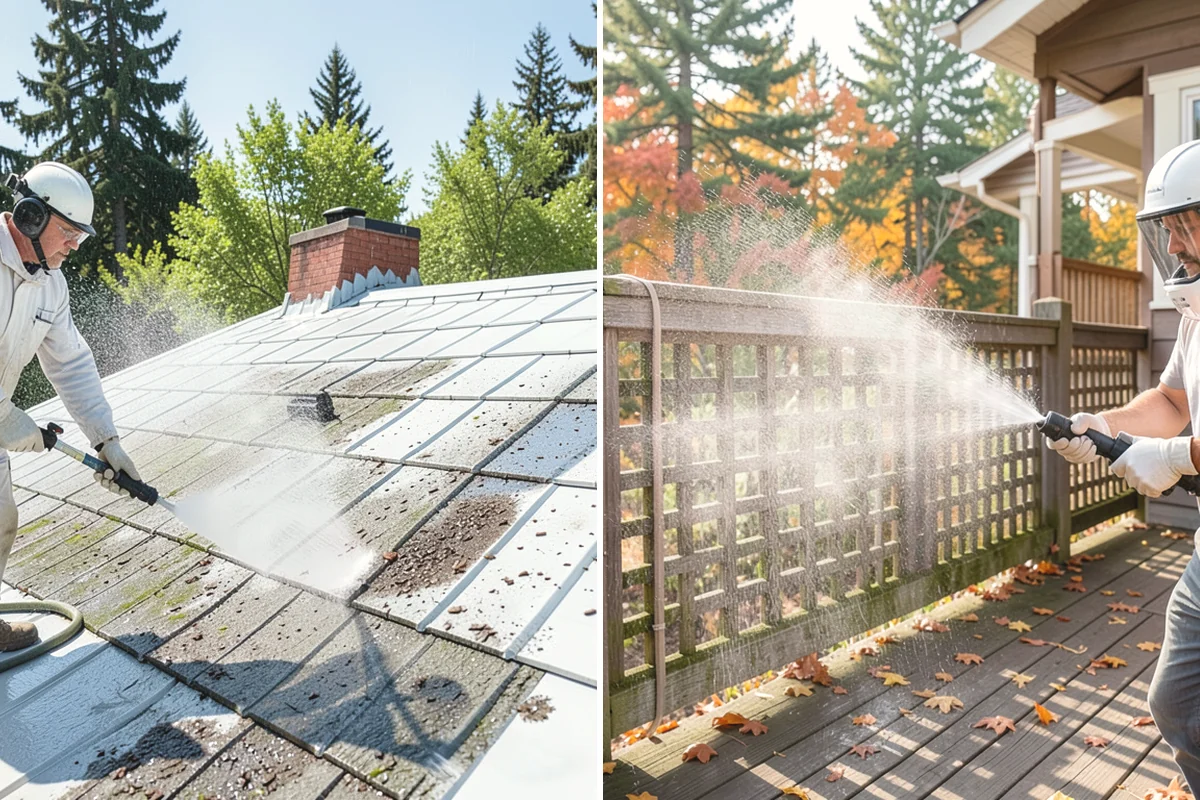 Roof Debris Removal in Issaquah, King County, WA - Inspect valleys, eaves, and behind rooftop obstructions