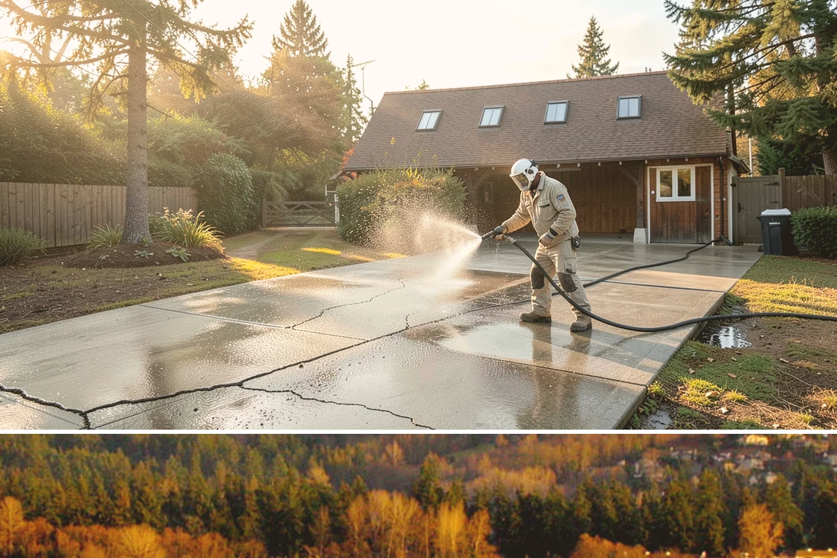 Roof Debris Removal in Kenmore, King County, WA - Late fall after the leaves drop is ideal, with a spring visit to clear winter accumulation.