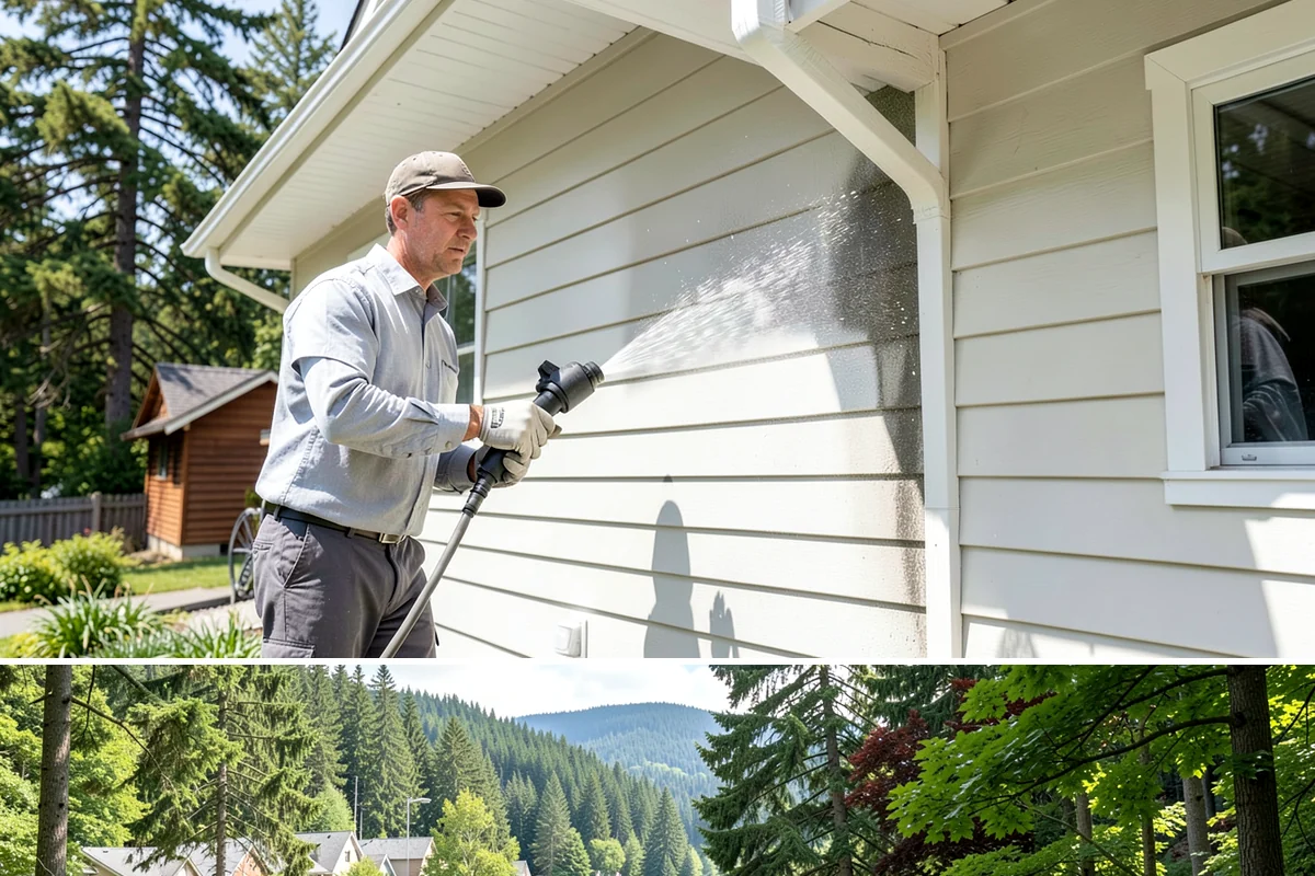 Roof Debris Removal in Lake Forest Park, King County, WA - Late fall after the leaves drop is ideal, with a spring visit to clear winter accumulation.