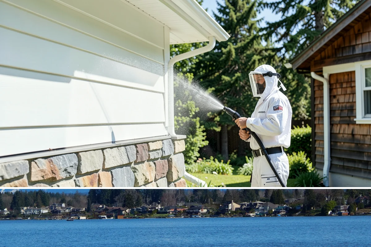 Roof Debris Removal in Lake Stevens, Snohomish County, WA - Late fall after the leaves drop is ideal, with a spring visit to clear winter accumulation.